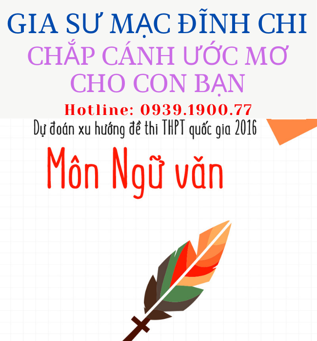 gia sư dạy kèm môn văn tại nhà
